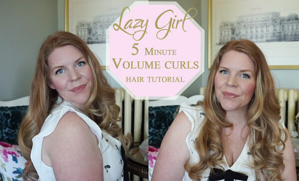 Lazy Girl 5 Minute Volume Curls Hair Tutorial