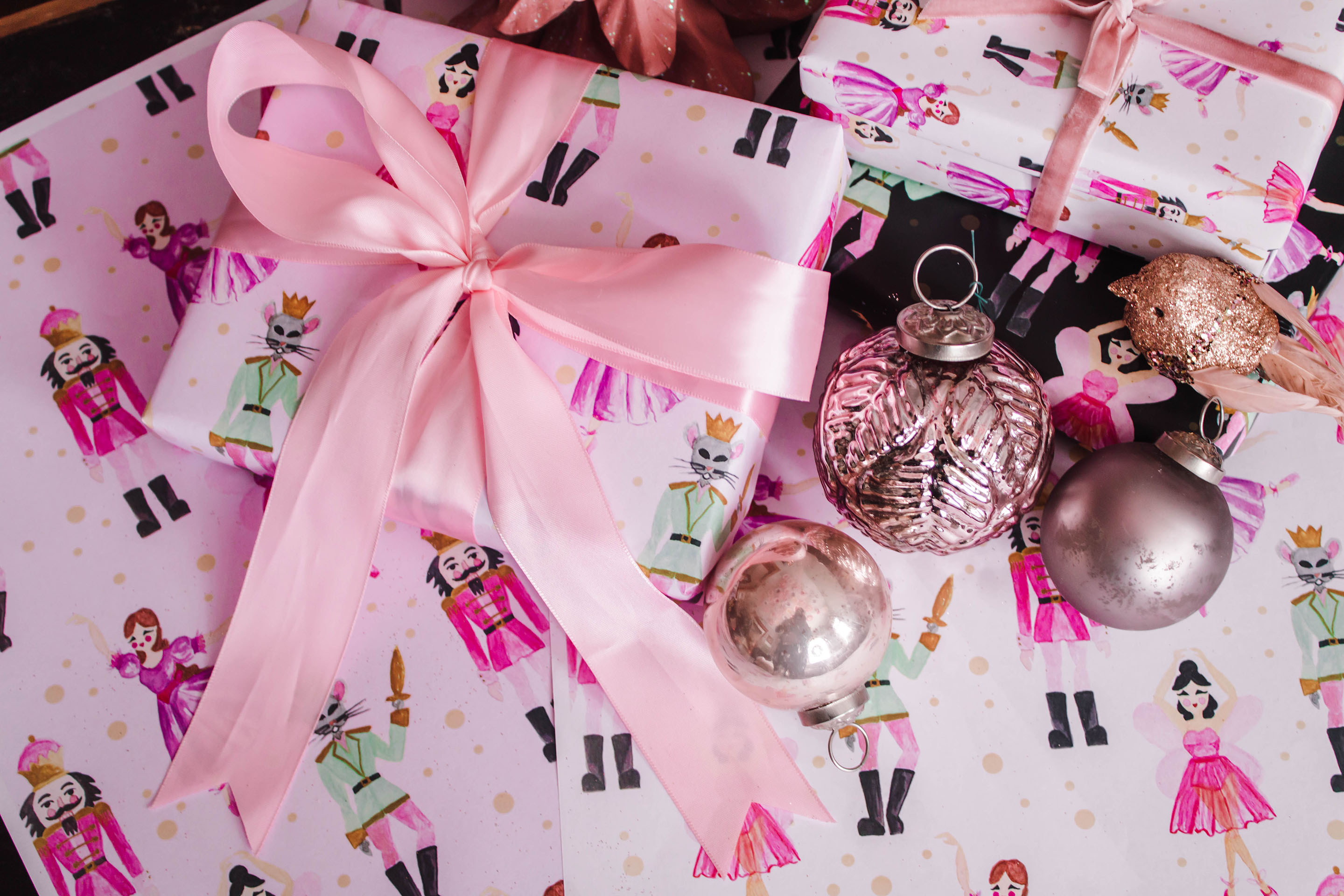 Free nutcracker wrapping paper printable