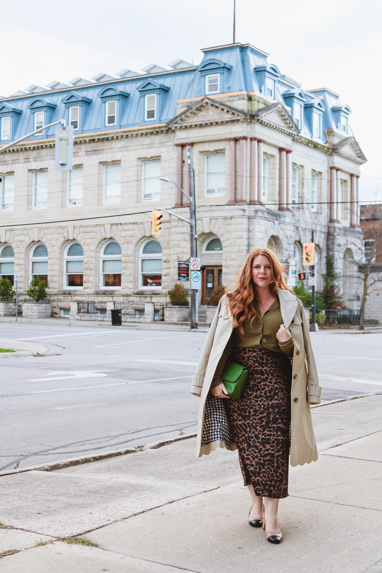 Leopard Print Skirt